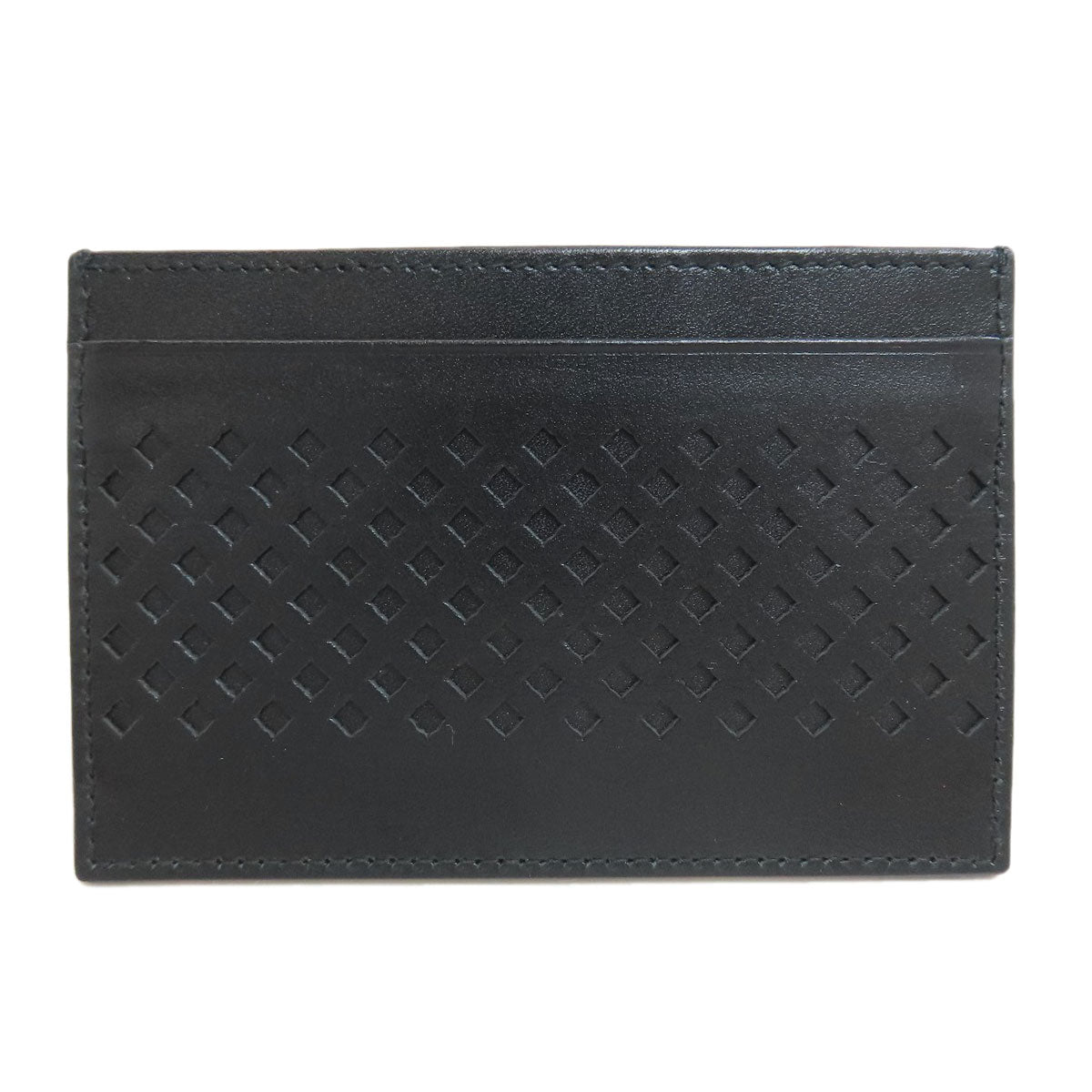 MONTBLANC logo Card Case Leather mens [Used]