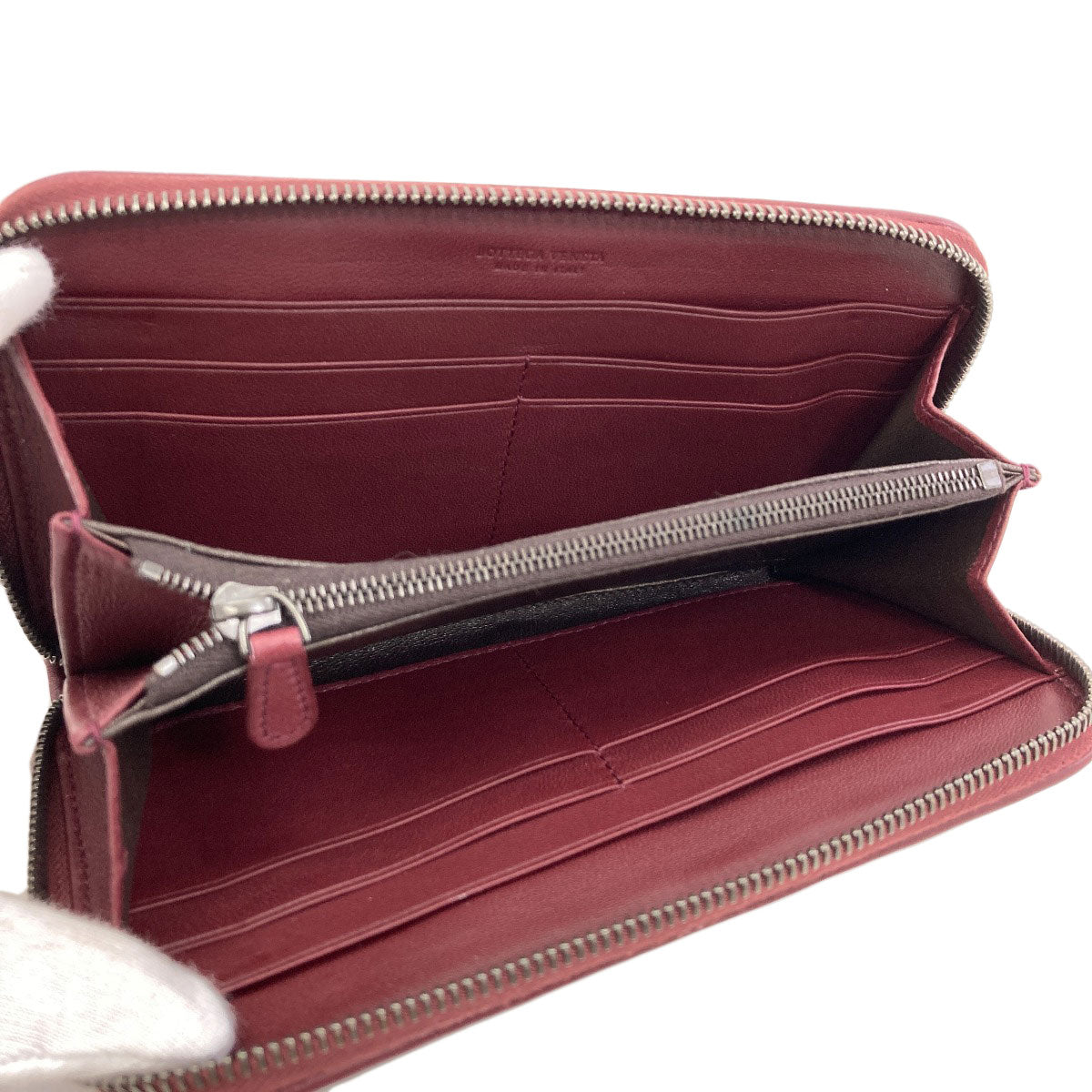 BOTTEGA VENETA Intrecciato Long wallet (with coin pocket) Calf Ladies [Used]