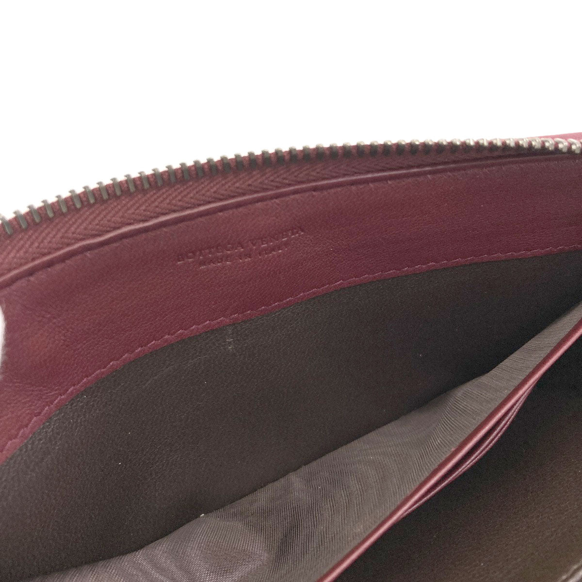 BOTTEGA VENETA Intrecciato Long wallet (with coin pocket) Calf Ladies [Used]