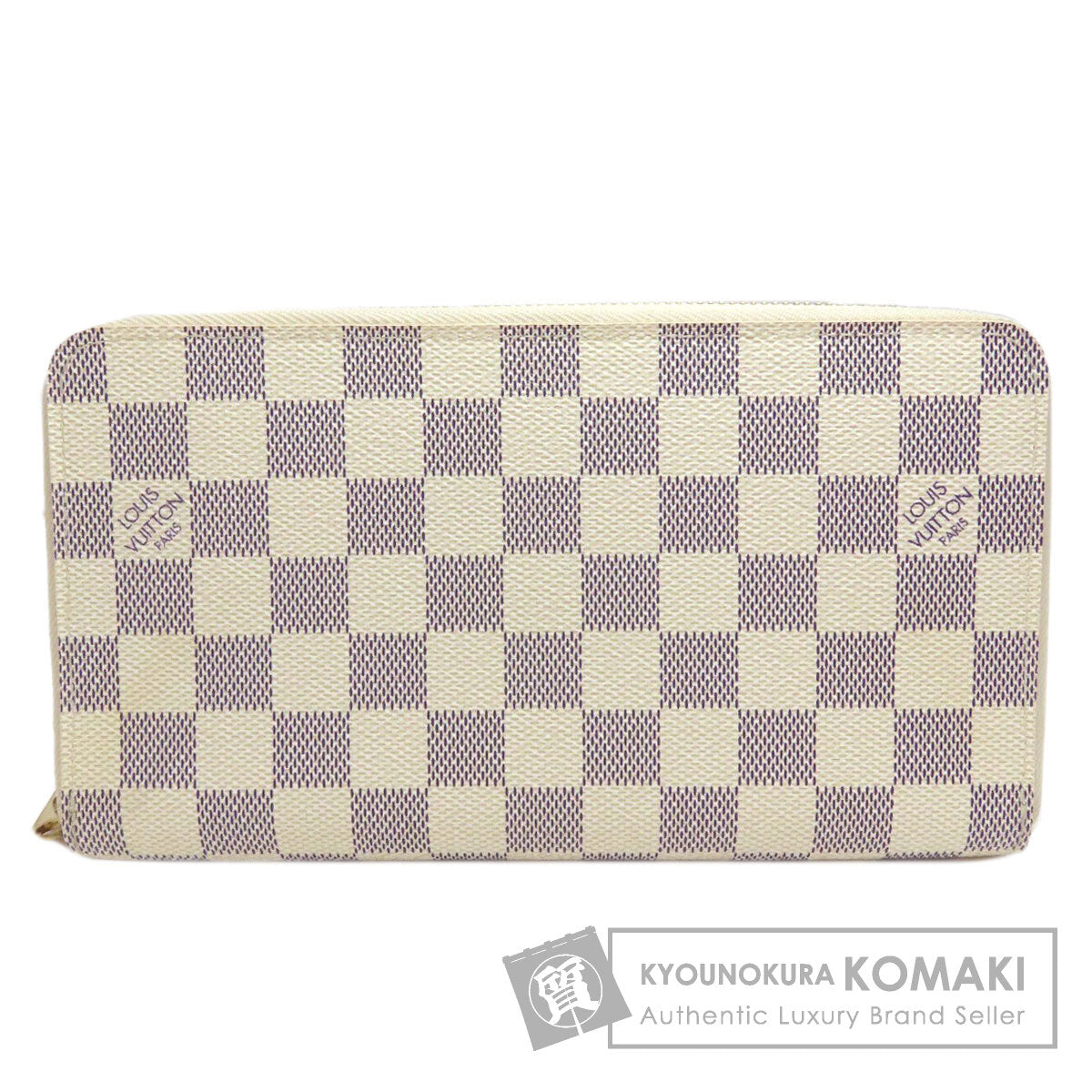 LOUIS VUITTON N60012 Zippy Organizer Long wallet (with coin pocket) Damier canvas Ladies [Used]