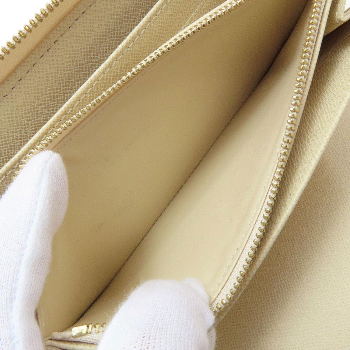 LOUIS VUITTON N60012 Zippy Organizer Long wallet (with coin pocket) Damier canvas Ladies [Used]