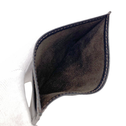 CARTIER logo Card Case Leather Ladies [Used]