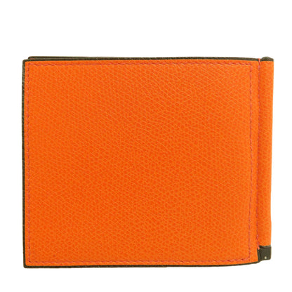 Valextra Money clip Bifold Wallet No Coin Pocket Leather mens [Used]