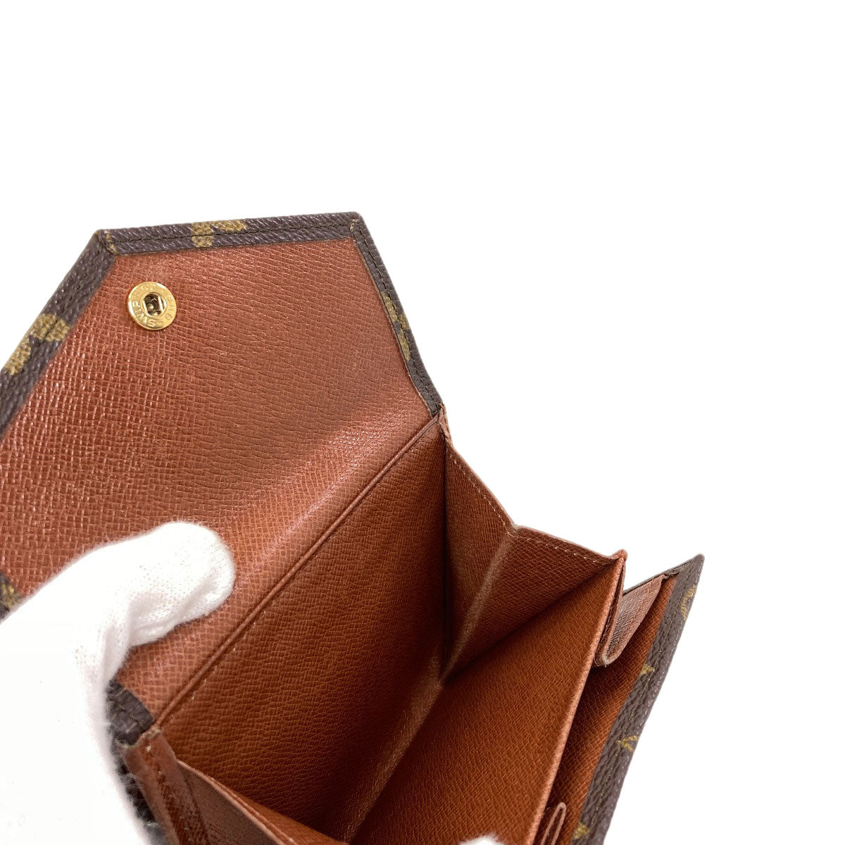 LOUIS VUITTON M61660 Portonet Bie Cult Credit Bifold Wallet with Coin Pocket Monogram canvas Ladies [Used]