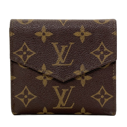 LOUIS VUITTON M61660 Portonet Bie Cult Credit Bifold Wallet with Coin Pocket Monogram canvas Ladies [Used]