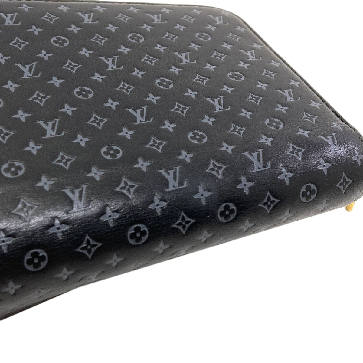 LOUIS VUITTON M82233 Zippy Wallet Nanogram Long wallet (with coin pocket) Calf NanogramLadies [Used]