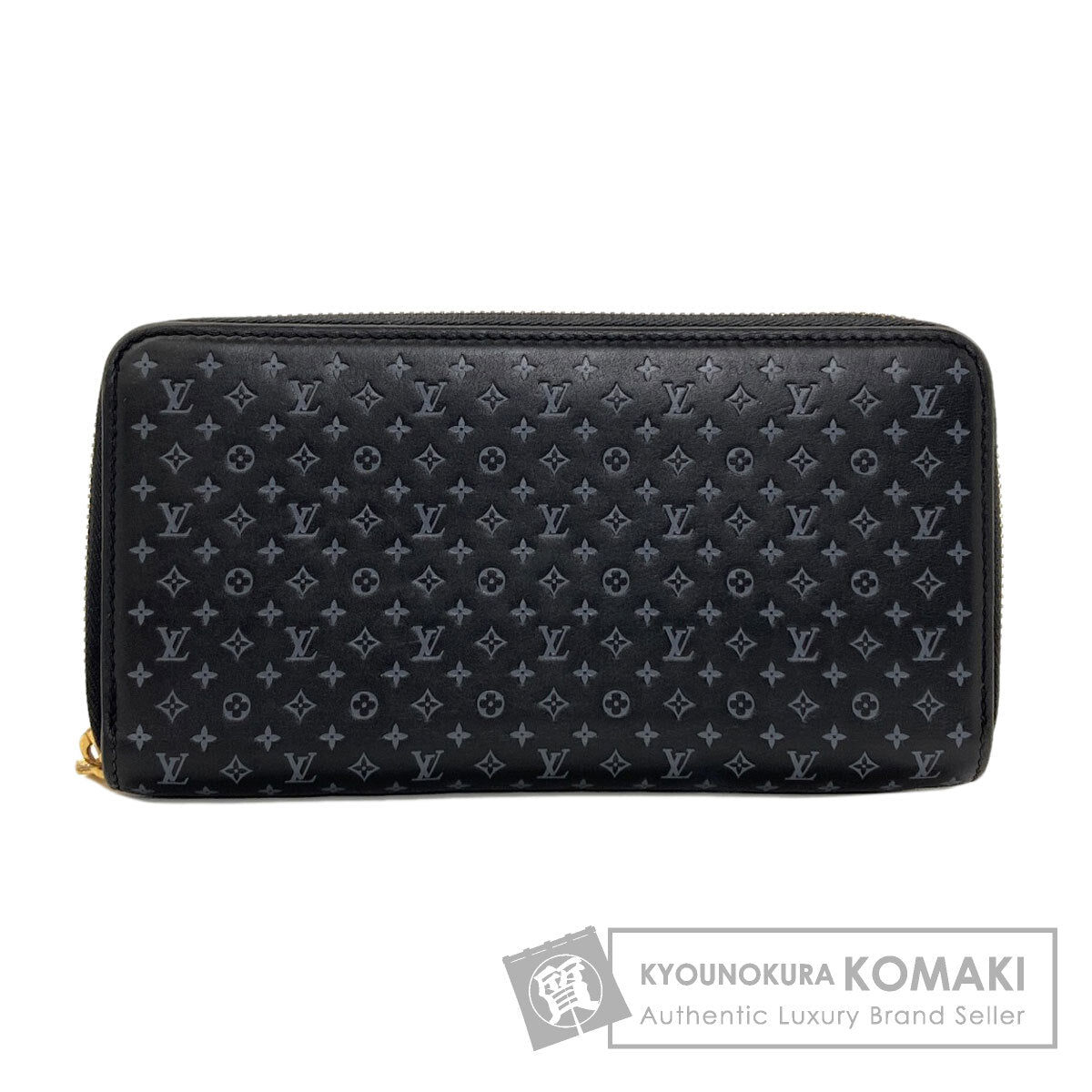 LOUIS VUITTON M82233 Zippy Wallet Nanogram Long wallet (with coin pocket) Calf NanogramLadies [Used]