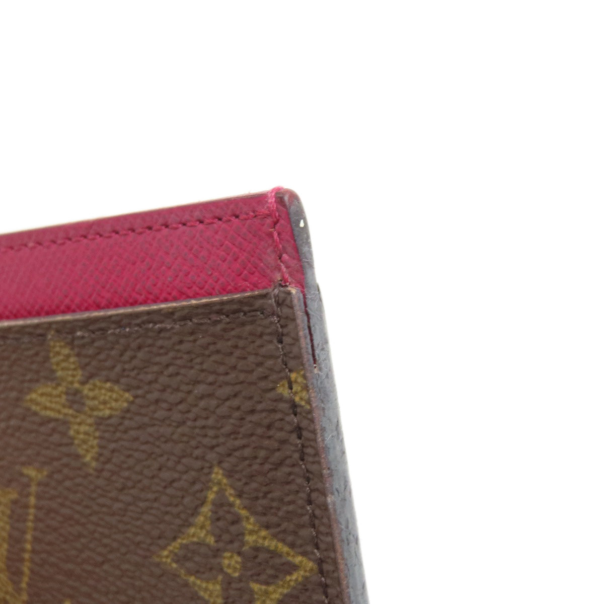 LOUIS VUITTON M60703 Porte Cartes・Simple Card Case Monogram canvas Ladies [Used]