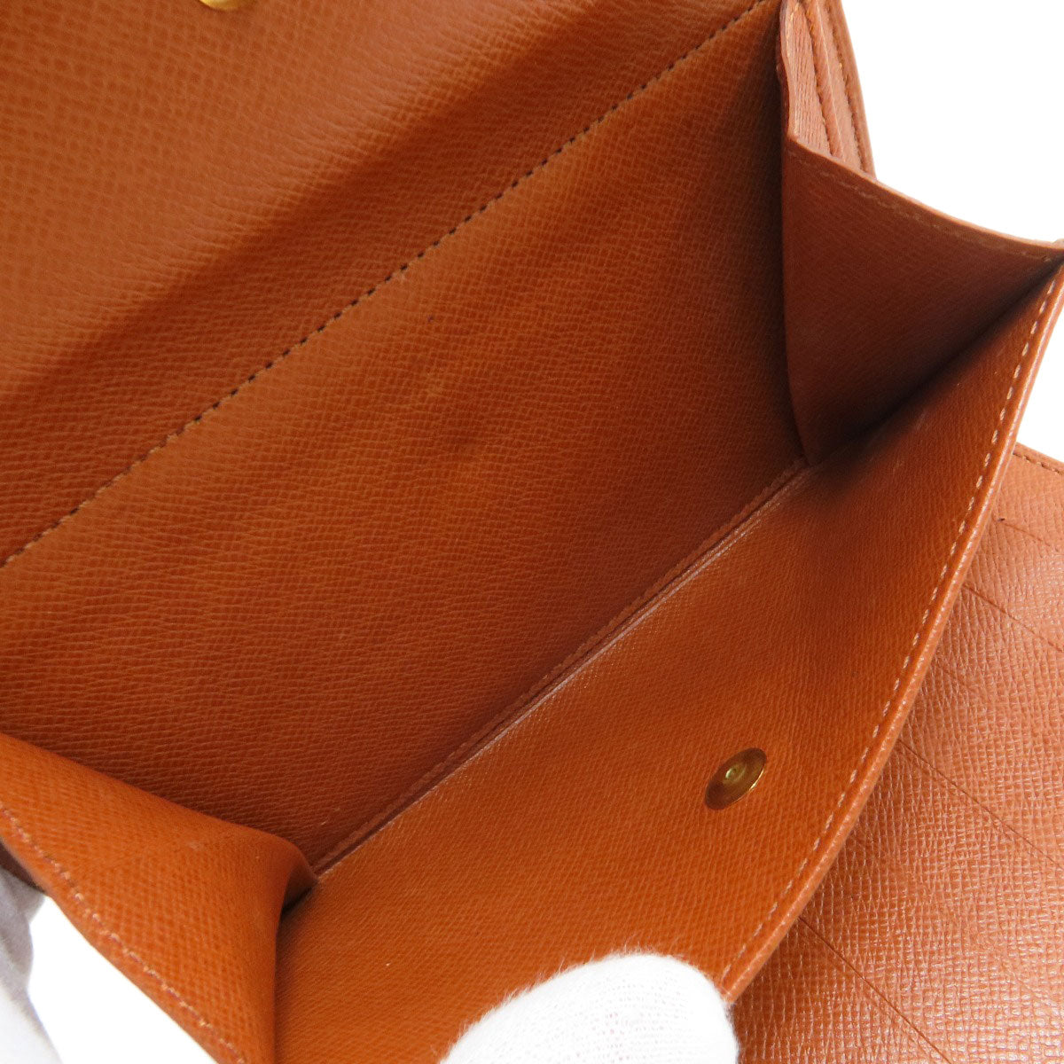 LOUIS VUITTON M61202 Porte Tresor, Etui, Papier Tri-fold wallet (with Coin Pocket) Monogram canvas Ladies [Used]