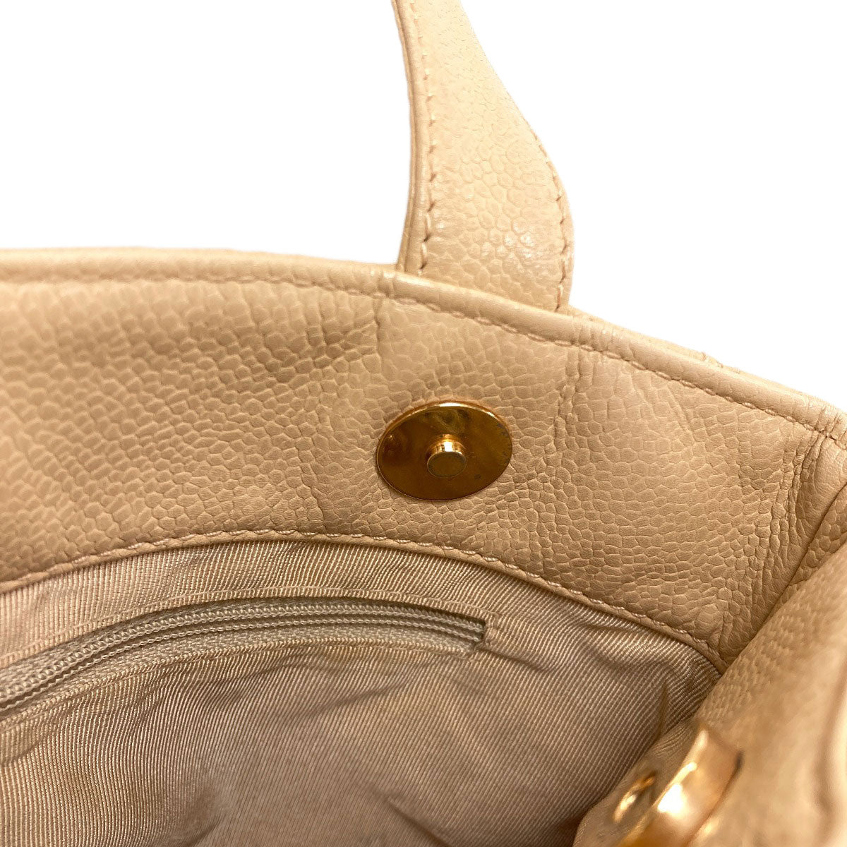CHANEL COCO Mark GoldHardware Handbag Grained Calfskin Skin Ladies [Used]