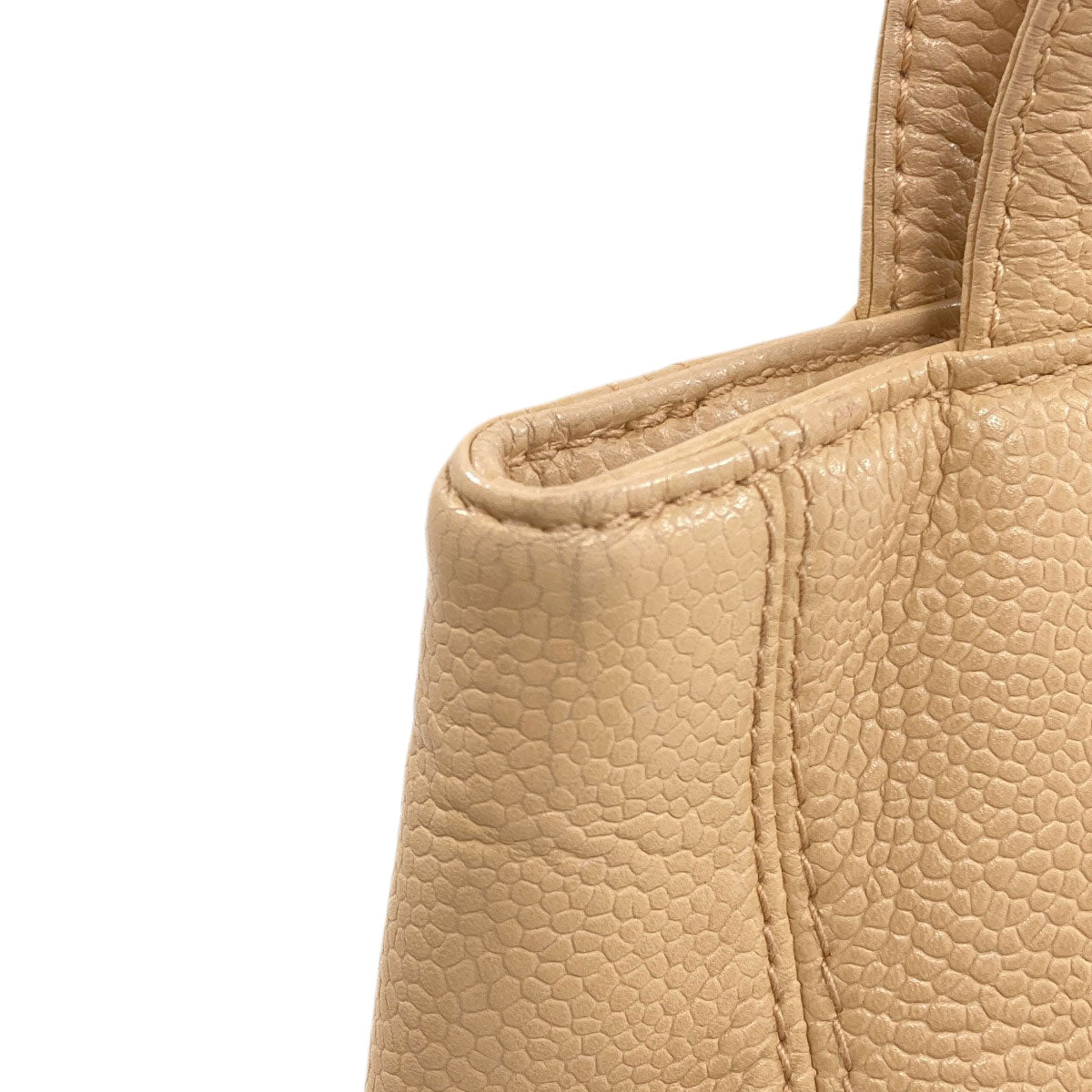 CHANEL COCO Mark GoldHardware Handbag Grained Calfskin Skin Ladies [Used]