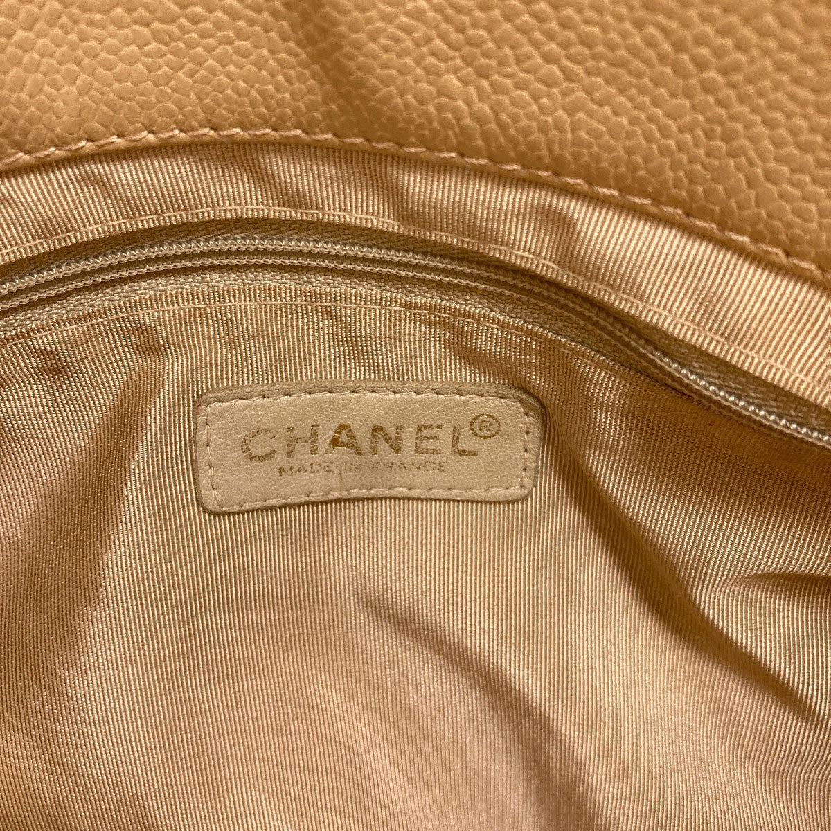 CHANEL COCO Mark GoldHardware Handbag Grained Calfskin Skin Ladies [Used]