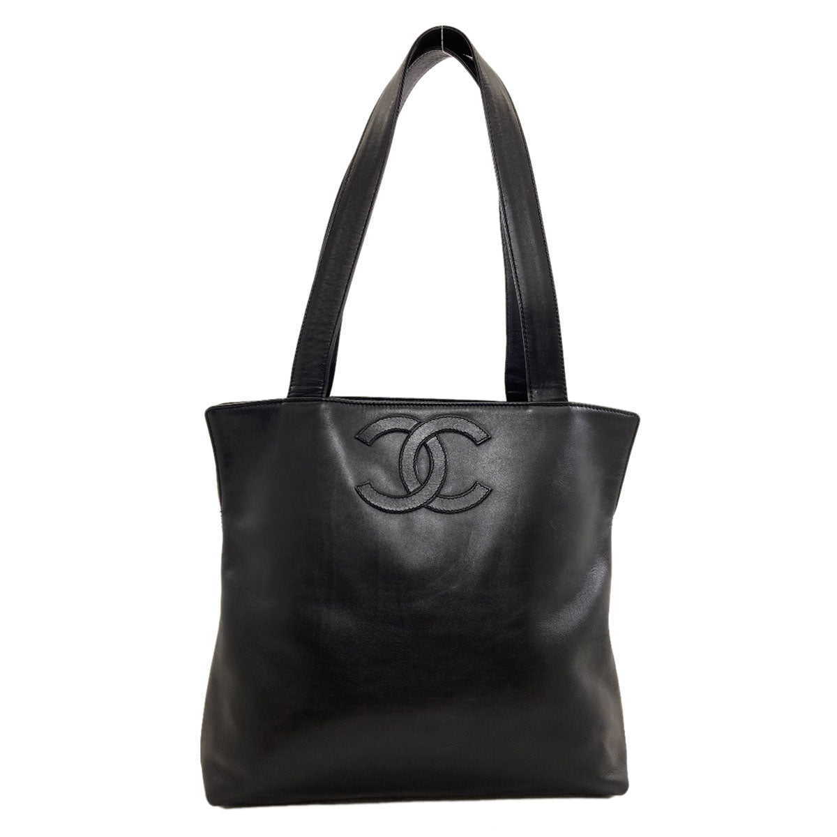 CHANEL COCO Mark Tote Bag Calf Ladies [Used]
