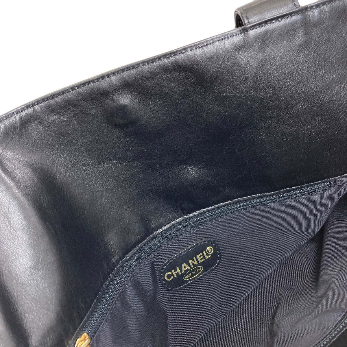 CHANEL COCO Mark Tote Bag Calf Ladies [Used]