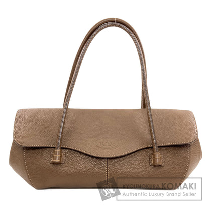 TODS Cornish Wave Tote Bag Calf Ladies [Used]
