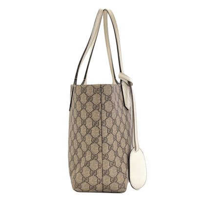 GUCCI 372513 GG Supreme Reversible Tote Bag PVC Ladies [Used]