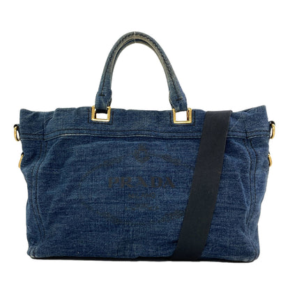 PRADA 2WAY Tote Bag Denim Ladies [Used]
