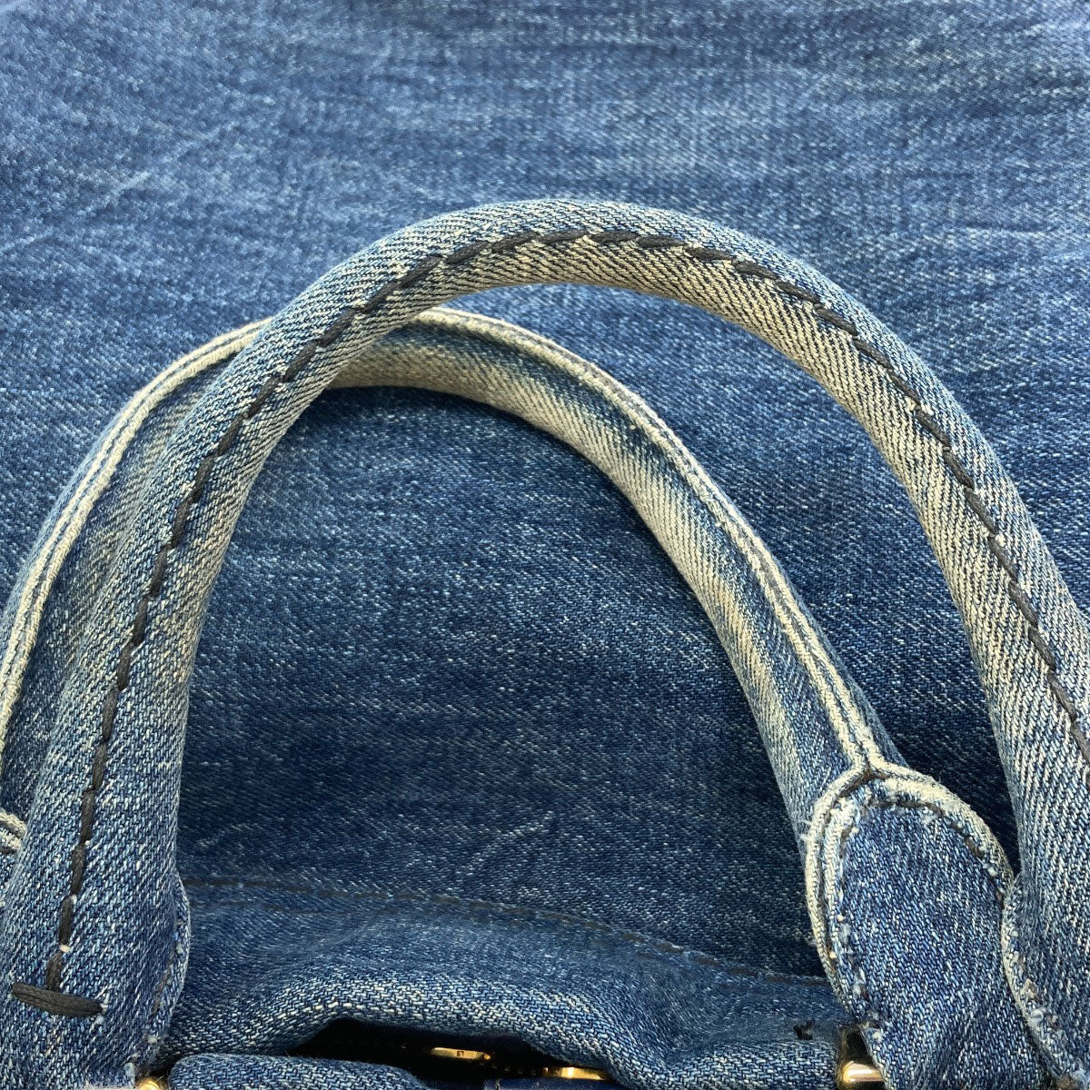 PRADA 2WAY Tote Bag Denim Ladies [Used]