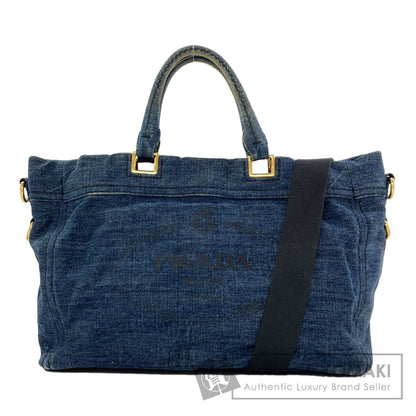 PRADA 2WAY Tote Bag Denim Ladies [Used]