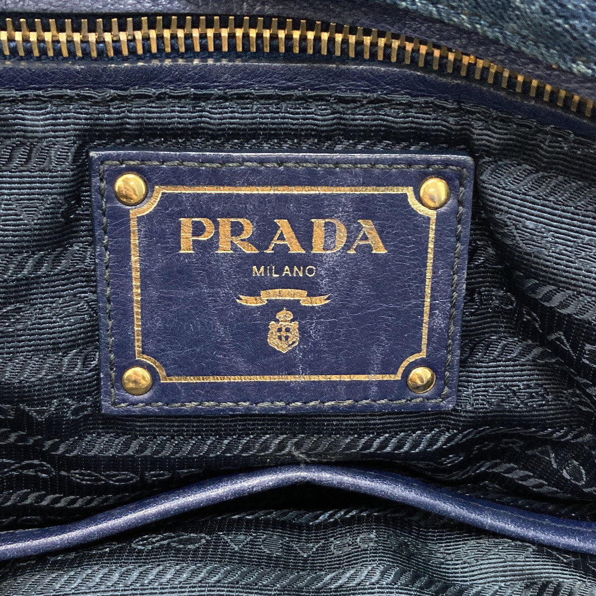 PRADA 2WAY Tote Bag Denim Ladies [Used]