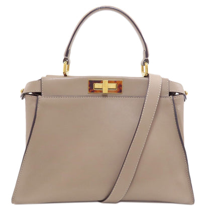 FENDI Peekaboo 2WAY Handbag Calf Ladies [Used]
