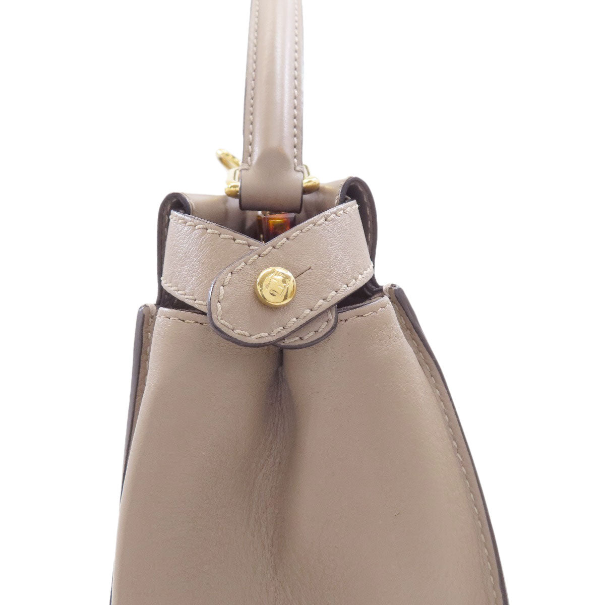 FENDI Peekaboo 2WAY Handbag Calf Ladies [Used]