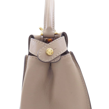 FENDI Peekaboo 2WAY Handbag Calf Ladies [Used]