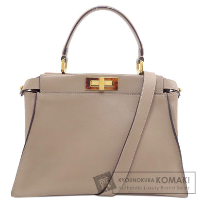 FENDI Peekaboo 2WAY Handbag Calf Ladies [Used]