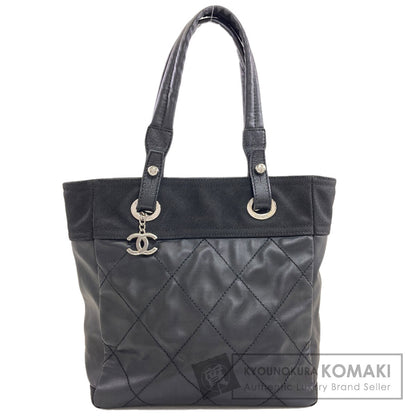 CHANEL Paris Biarritz PM Handbag Coating canvas Ladies [Used]