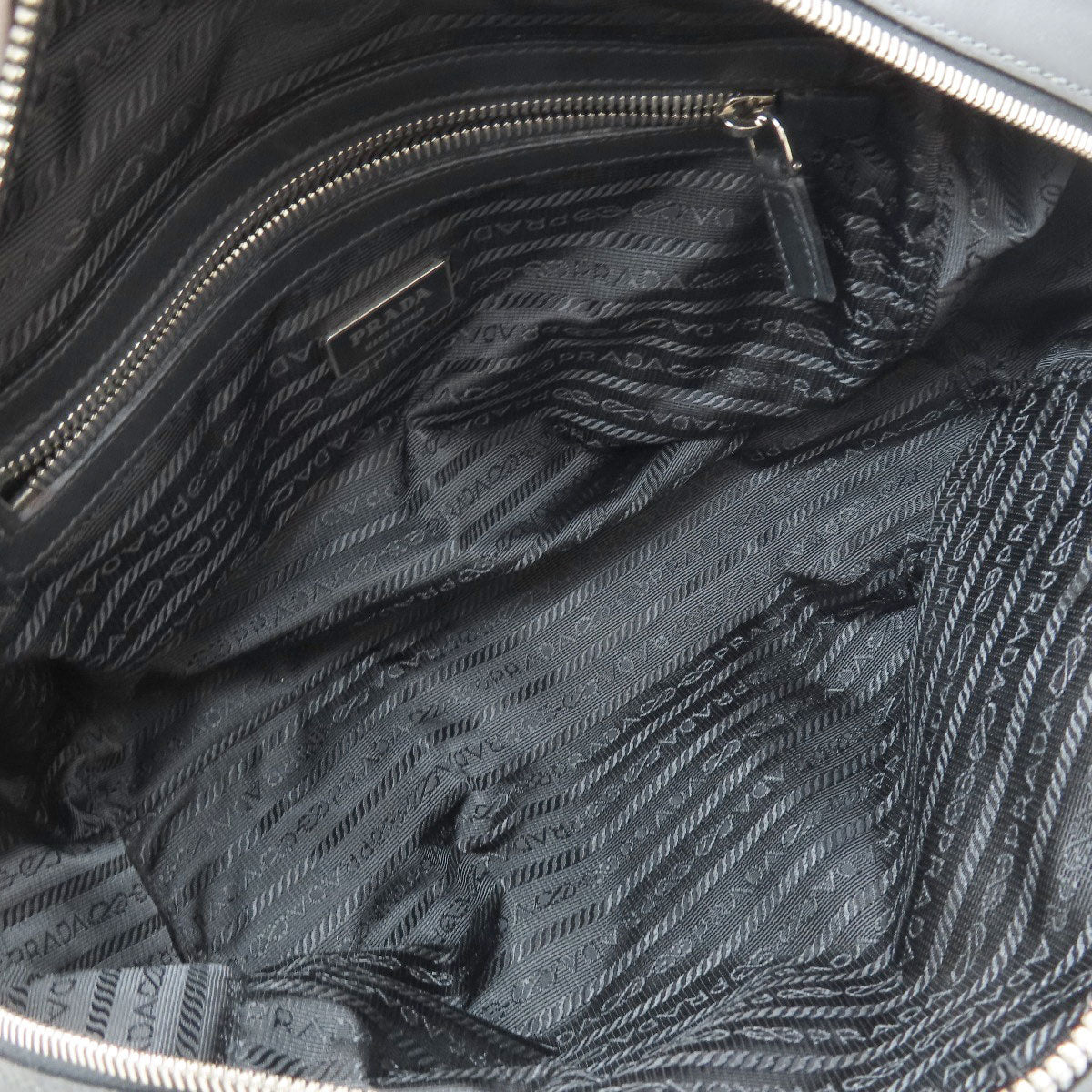 PRADA BR3091 Logo-embossed mini Boston bag (2-way) Boston bag Calf Ladies [Used]