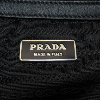 PRADA BR3091 Logo-embossed mini Boston bag (2-way) Boston bag Calf Ladies [Used]
