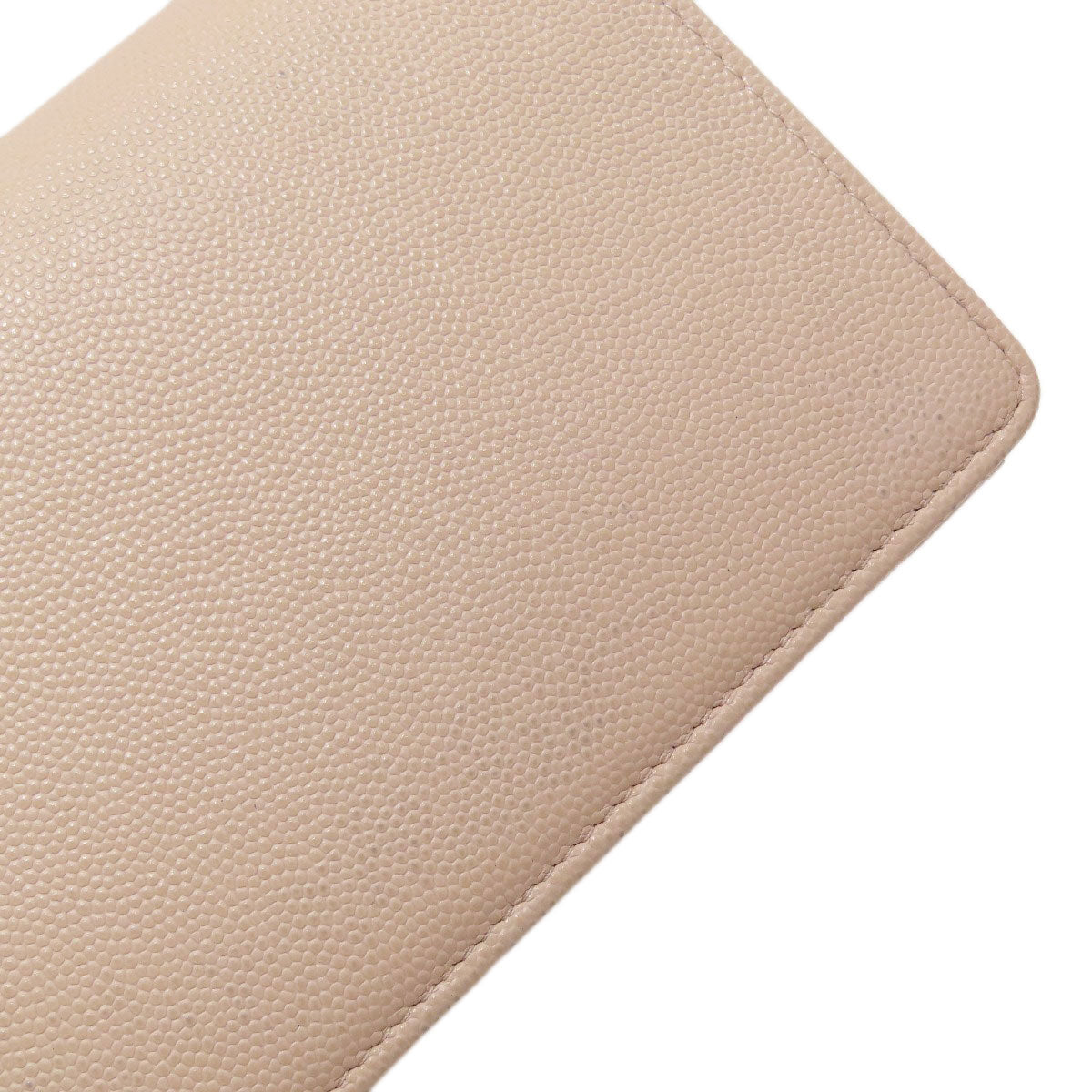 CHANEL COCO Mark GoldHardware Long wallet (with coin pocket) Grained Calfskin Skin Ladies [Used]