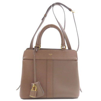 CELINE Cabas de France 2WAY Handbag Calf Ladies [Used]