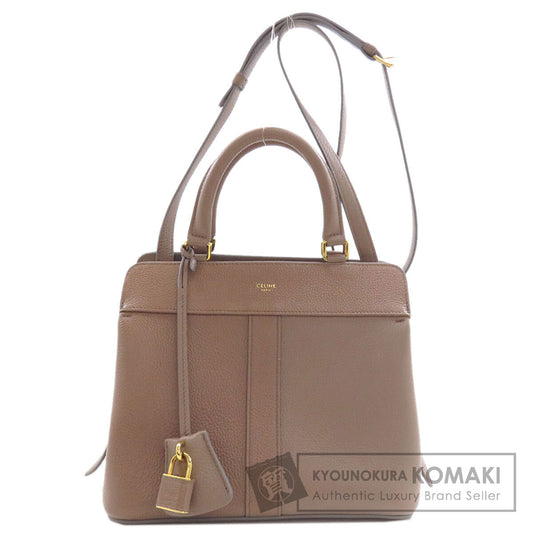 CELINE Cabas de France 2WAY Handbag Calf Ladies [Used]