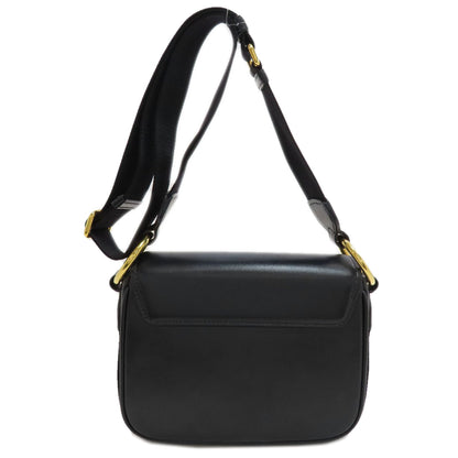 PRADA Triangle logo Shoulder Bag Calf Ladies [Used]