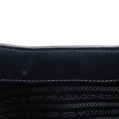 PRADA Triangle logo Shoulder Bag Calf Ladies [Used]