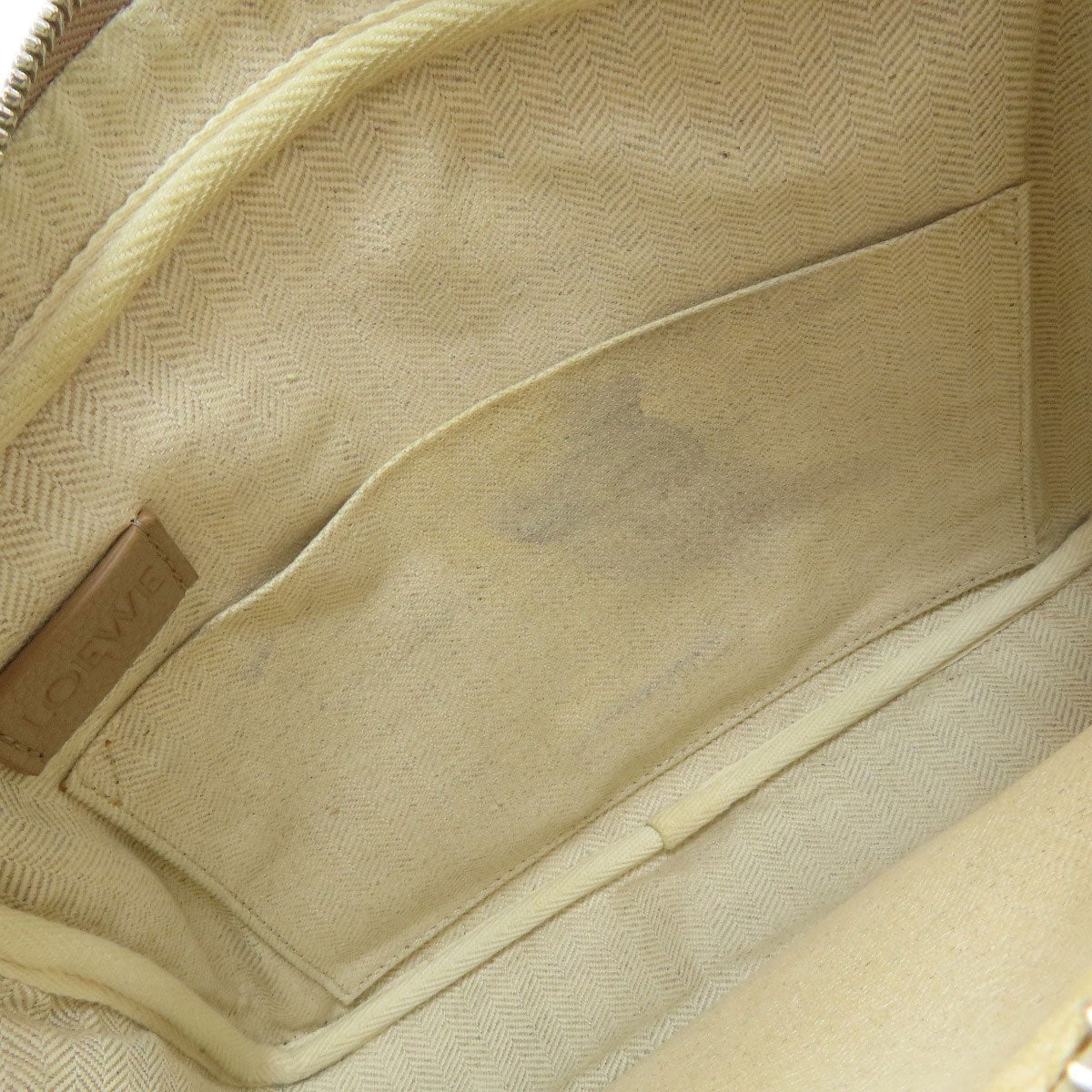 LOEWE Long Shoulder Military Messenger Shoulder Bag Calf Ladies [Used]