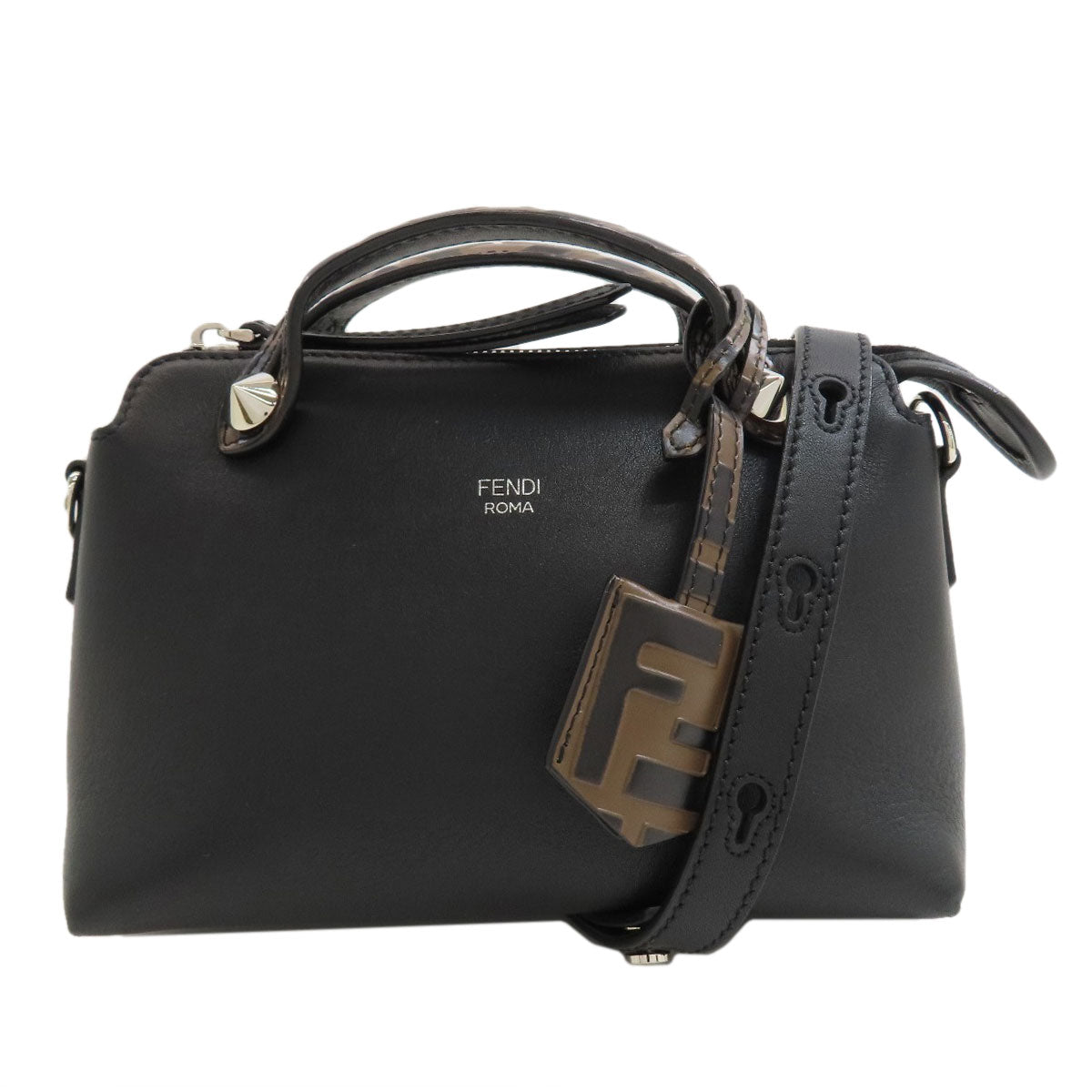 FENDI BY THE WAY mini 2 WAY Handbag Calf Ladies [Used]