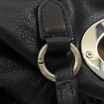 MaisonMargiela Drawstring Tote Bag Leather Ladies [Used]