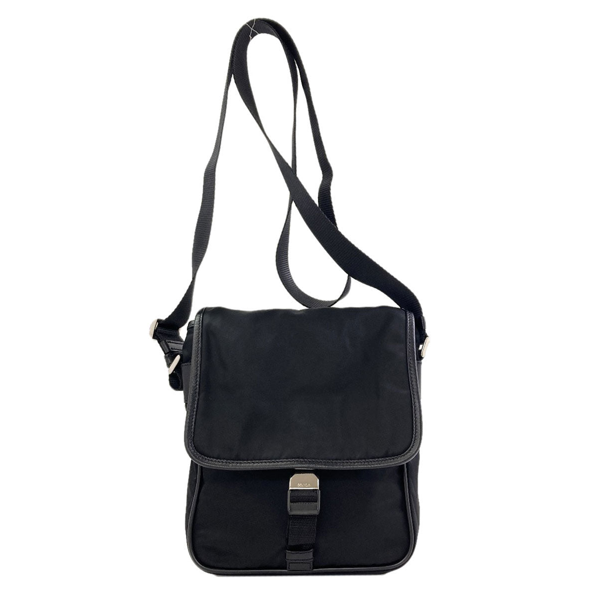 PRADA Long Shoulder Logo Hardware Shoulder Bag Nylon canvas Ladies [Used]