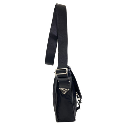 PRADA Long Shoulder Logo Hardware Shoulder Bag Nylon canvas Ladies [Used]
