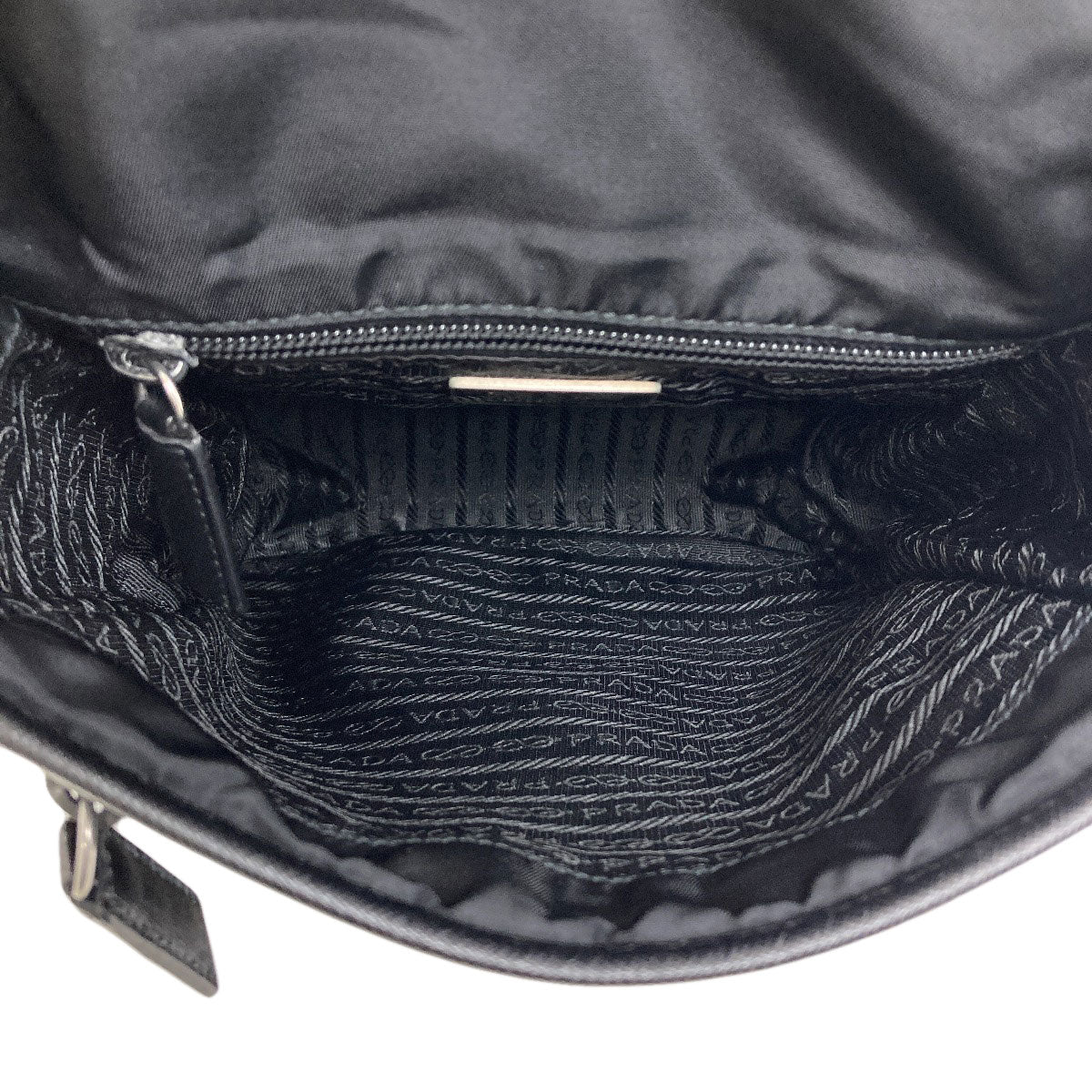 PRADA Long Shoulder Logo Hardware Shoulder Bag Nylon canvas Ladies [Used]