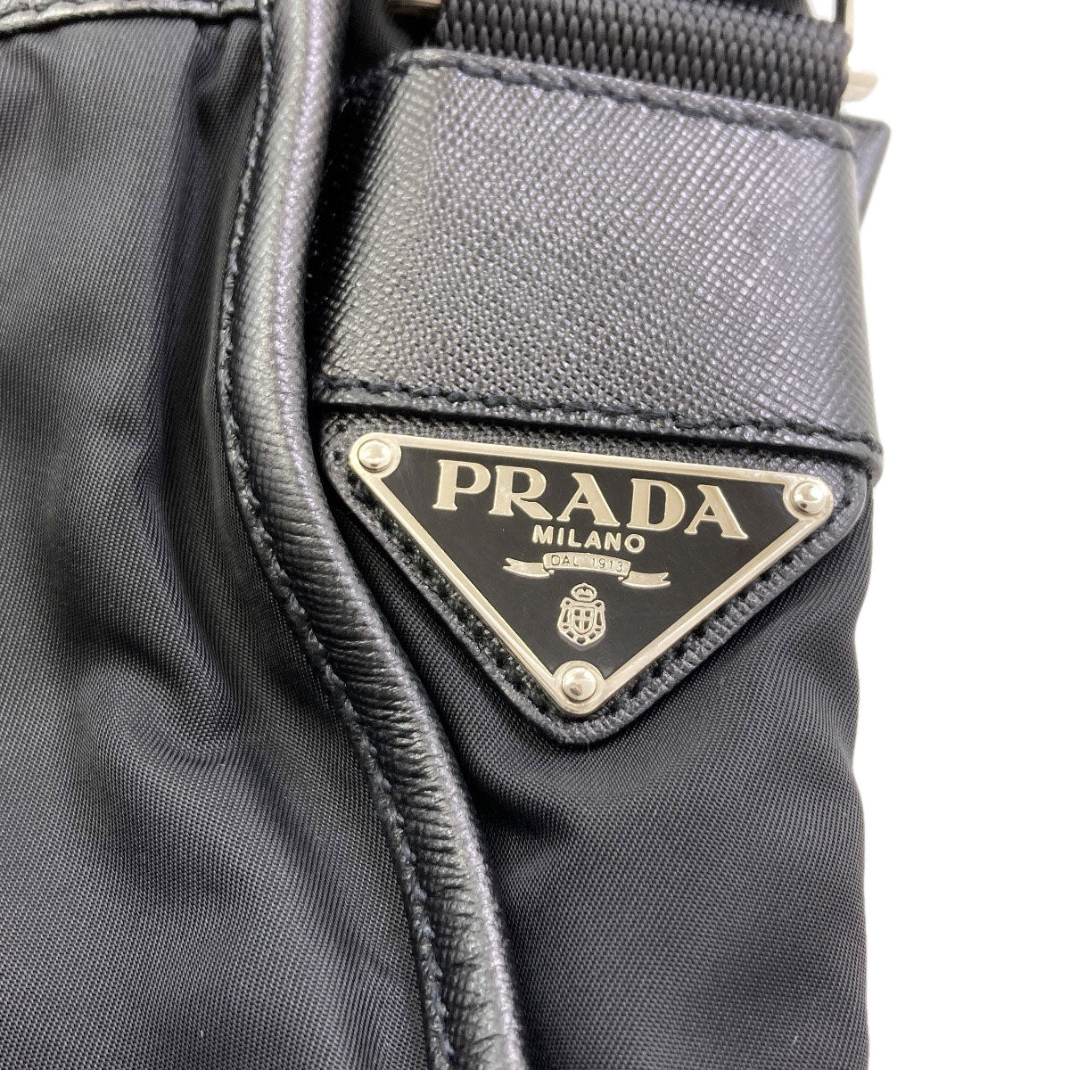 PRADA Long Shoulder Logo Hardware Shoulder Bag Nylon canvas Ladies [Used]