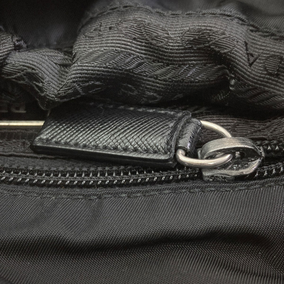 PRADA Long Shoulder Logo Hardware Shoulder Bag Nylon canvas Ladies [Used]