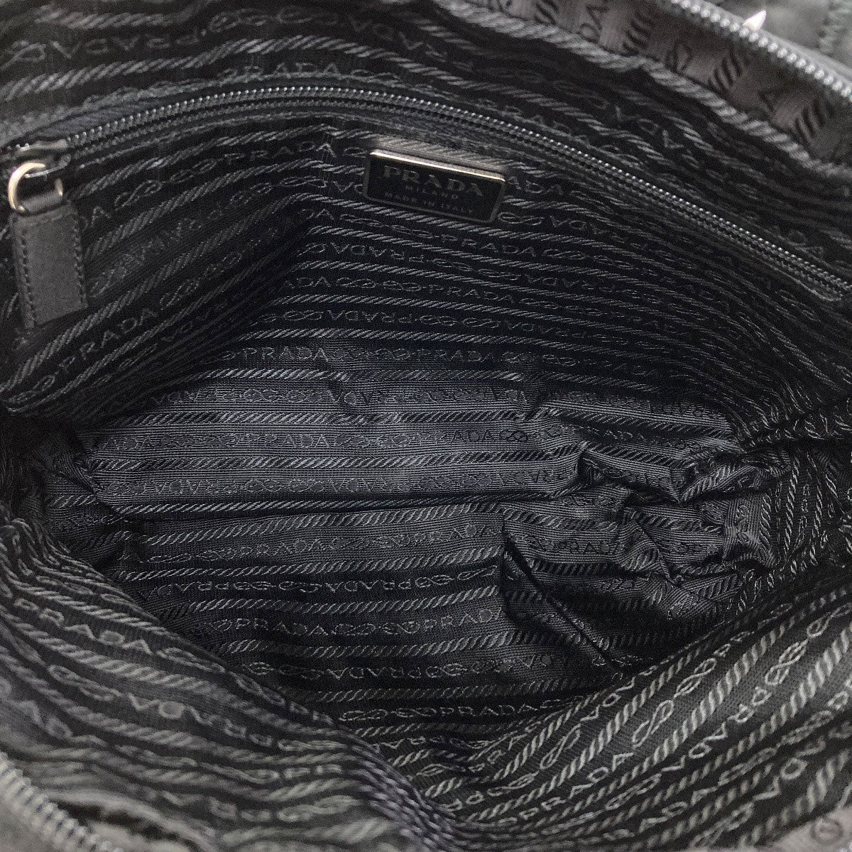 PRADA B8495 Logo Hardware Handbag Nylon Ladies [Used]