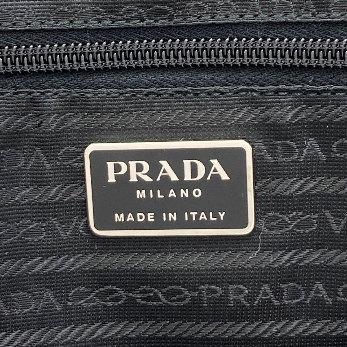 PRADA B8495 Logo Hardware Handbag Nylon Ladies [Used]