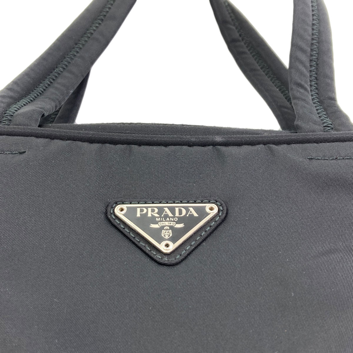 PRADA B8495 Logo Hardware Handbag Nylon Ladies [Used]