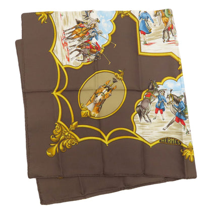 HERMES Carre90 Mughal horse Scarf Silk Ladies [Used]