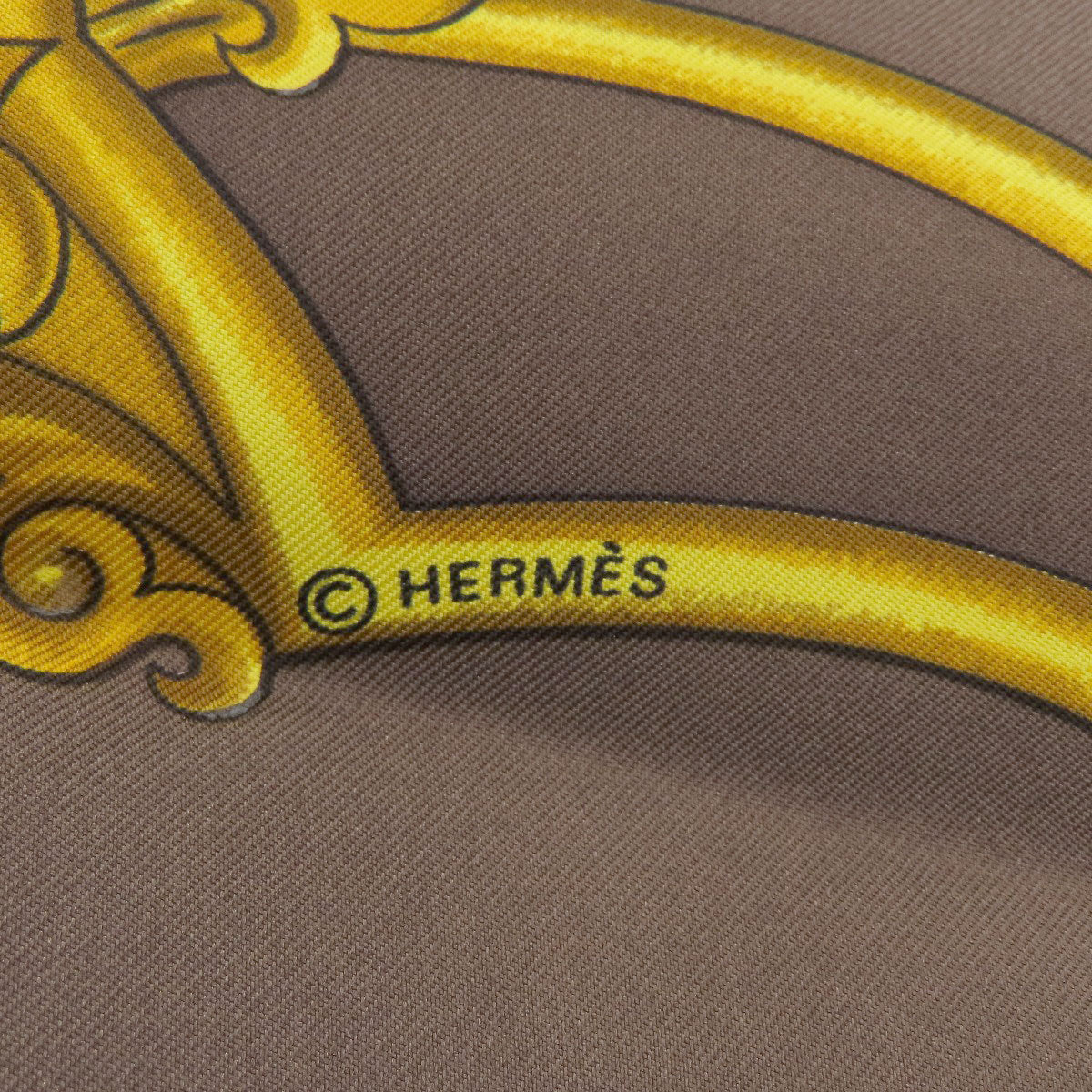 HERMES Carre90 Mughal horse Scarf Silk Ladies [Used]