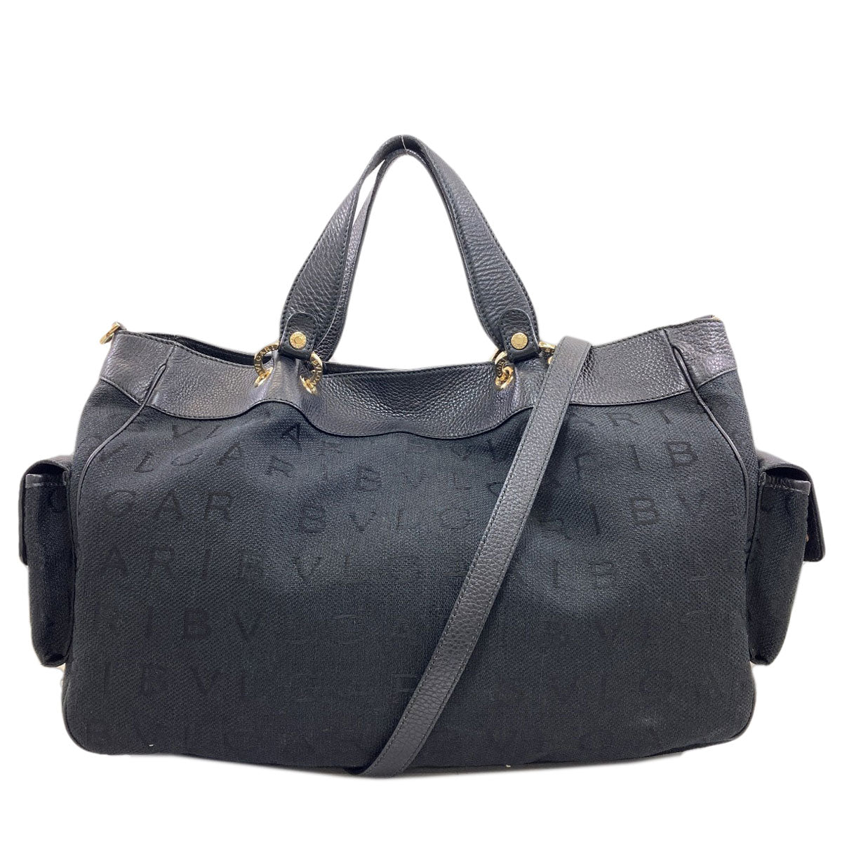 BVLGARI Logo mania 2WAY Tote Bag Canvas Ladies [Used]